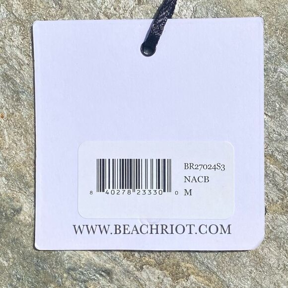 NWT NEW BEACH RIOT Emmy Swim Bikini Bottom in Oasis Colorblock M Beach Summer - Picture 9 of 9